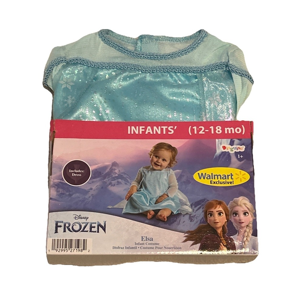 12-18 Months Disney Frozen Elsa Dress Up Infant Costume Halloween